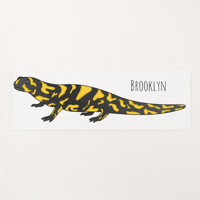 Tapis De Yoga Tigre salamandre (Devant (Horizontal))