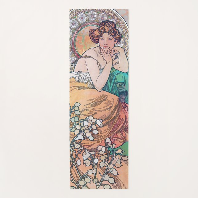 Tapis De Yoga Topaz (Quatre Bijoux), Alphonse Mucha (Devant)