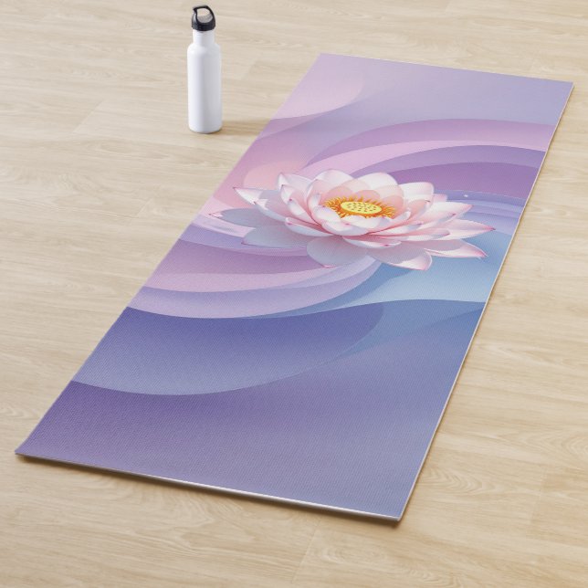 Tapis De Yoga Tourbillon de Lotus (En situation)