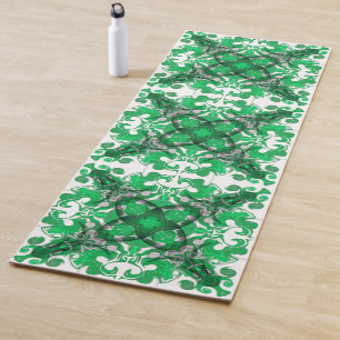 Tapis De Yoga tourbillon de papillon psychédélique Abstrait de m