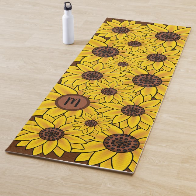 Tapis De Yoga Tournesol (En situation)