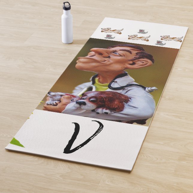 Tapis De Yoga Tournesol Vétérinaire Yoga Mat (En situation)