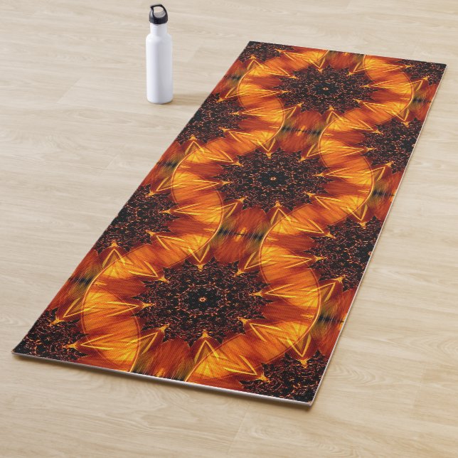 Tapis De Yoga Tournesols dorés...... (En situation)