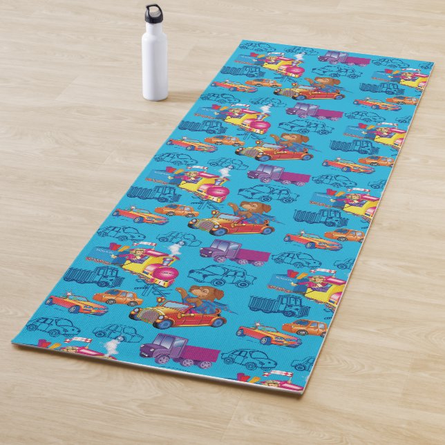 Tapis De Yoga train et voiture (En situation)