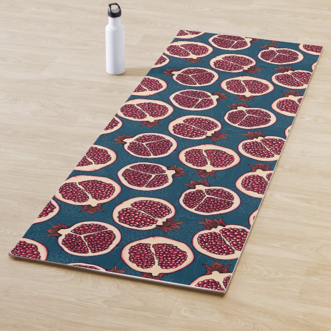 Tapis De Yoga Tranches de grenade (En situation)