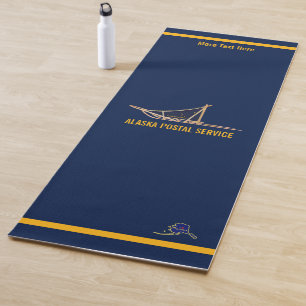 Tapis De Yoga Transporteur postal de l'Alaska Dog Sled
