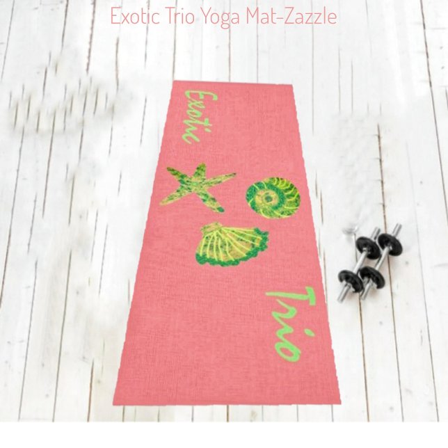 Tapis De Yoga Trio exotique (Créateur téléchargé)