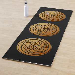 Tapis De Yoga Triple Celtic Knot Swirl Mandala
