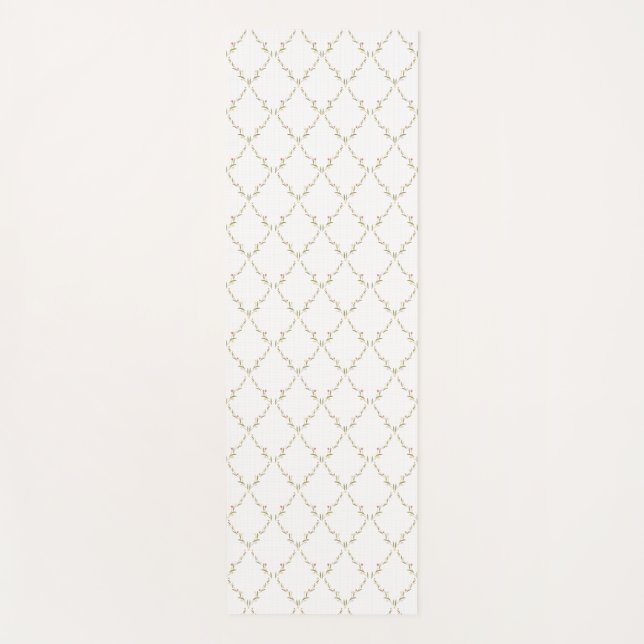 Tapis De Yoga Tulip floral (Devant)