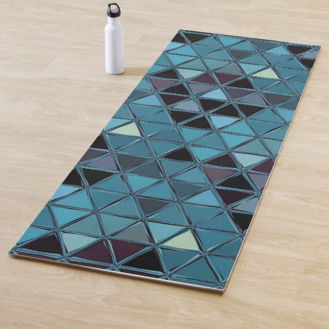 Tapis De Yoga Turquoise (En situation)