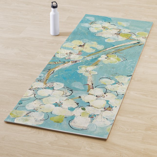 Tapis De Yoga Turquoise vivante (En situation)
