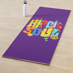 Tapis De Yoga Typographie amusante - HIPPIE SOUL 1