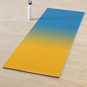 Tapis De Yoga Ukraine, couleurs de la liberté