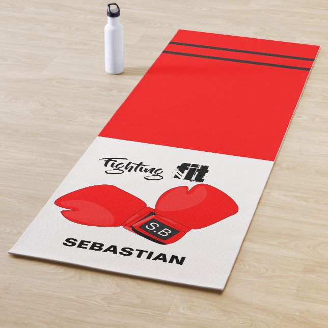 Tapis De Yoga Un combat personnalisé| Fitness des gants de boxe (En situation)