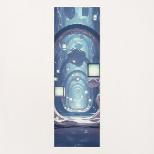 Tapis De Yoga un couloir se prolonge par une arcade