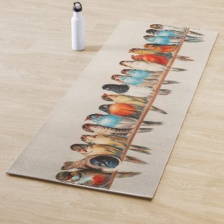 Tapis De Yoga Une perche d'oiseaux par Hector Giacomelli