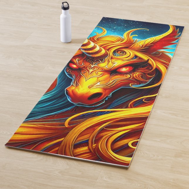 Tapis De Yoga Unicorn Art (En situation)