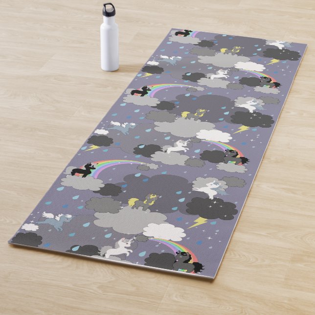 Tapis De Yoga Unicornes dans un chaudron (En situation)