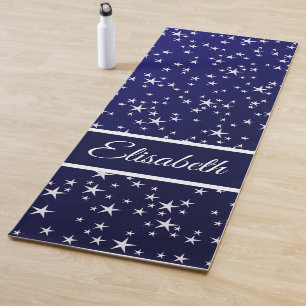 Tapis De Yoga unique, belle, coloré, peint motif un vert