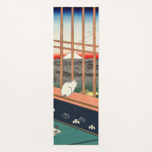 Tapis De Yoga Utagawa Hiroshige - Champs de riz Asakusa