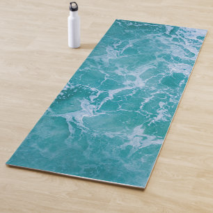 Tapis De Yoga Vagues profondes de l'océan bleu