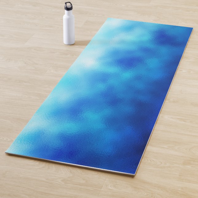 Tapis De Yoga Verre bleu (En situation)