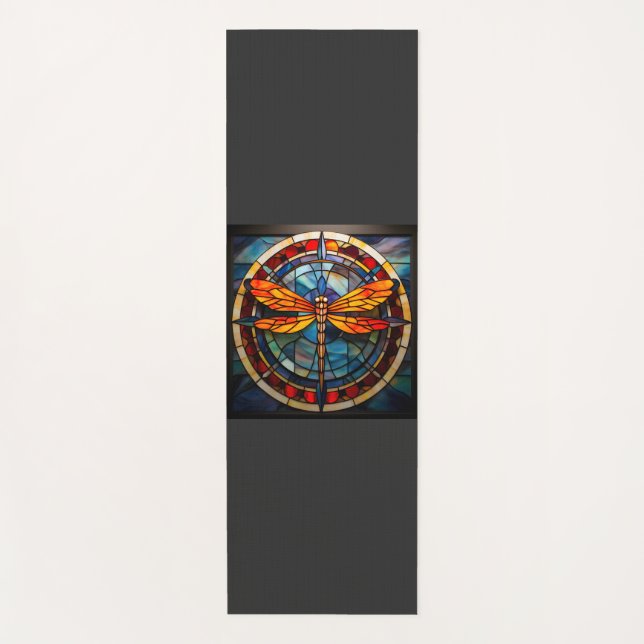 Tapis De Yoga verre de libellule (Devant)
