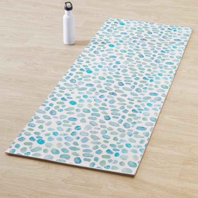 Tapis De Yoga Verre de mer Motif Yoga Mat côtier (En situation)
