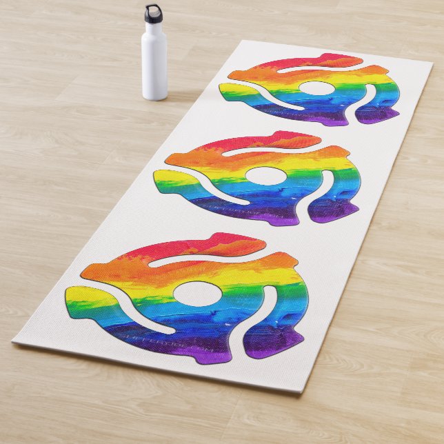 Tapis De Yoga Vibran de l'adaptateur d'enregistrement SlipperyJo (En situation)