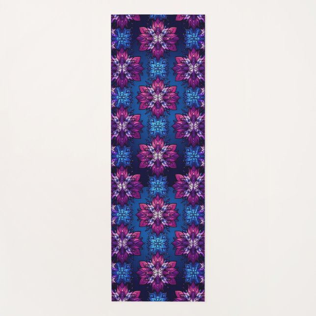 Tapis De Yoga Vibrant Mandala Yoga Mat – Elevate Your Practice i (Devant)