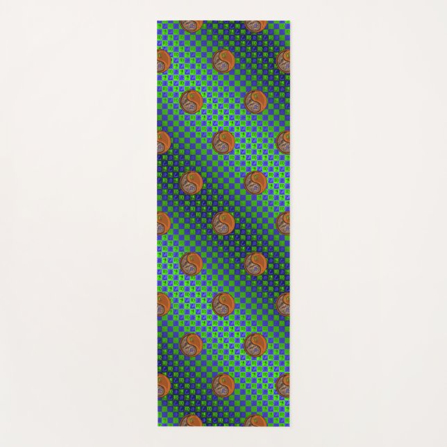 Tapis De Yoga Vierge et boisé (Devant)
