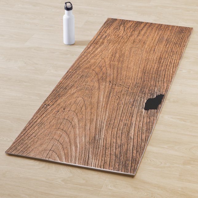 Tapis De Yoga Vieux bois (En situation)