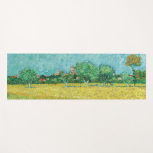 Tapis De Yoga Vincent van Gogh - Champ aux iris près d'Arles