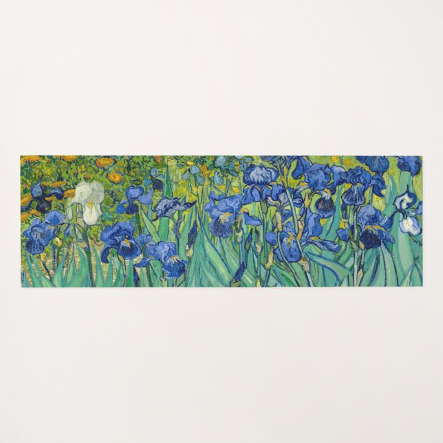 Tapis De Yoga Vincent Van Gogh - Irises (Dos (Horizontal))
