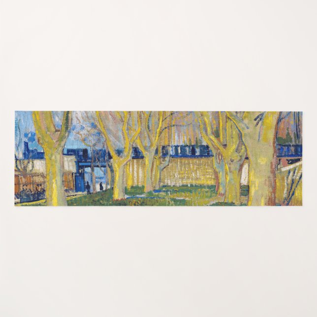 Tapis De Yoga Vincent van Gogh - Le Train Bleu (Devant (Horizontal))