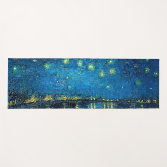 Tapis De Yoga Vincent Van Gogh Starry Night Over the Rhone (Devant (Horizontal))