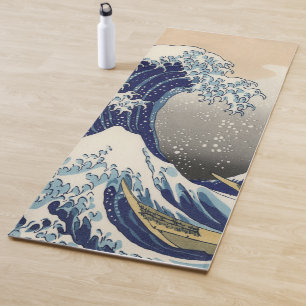 Tapis De Yoga vintage japanese ukiyo e the great water