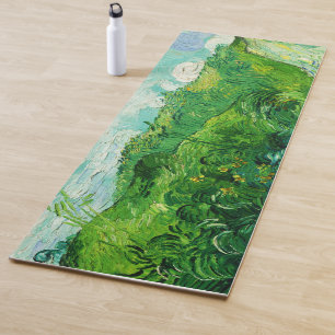 Tapis De Yoga Vintage Vincent Van Gogh champs de blé vert
