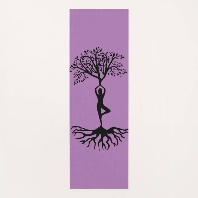 Tapis De Yoga Violet (Devant)