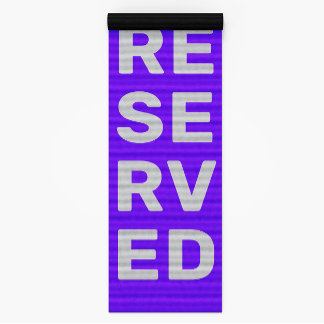 Tapis de yoga violet RÉSERVÉ