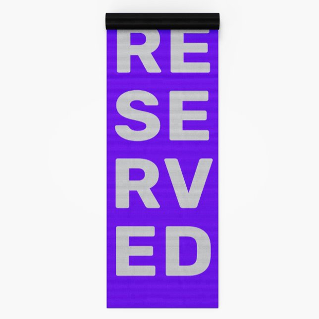 Tapis de yoga violet RÉSERVÉ (Créateur téléchargé)
