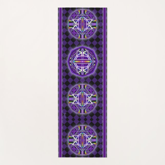 Tapis De Yoga Violet W3 (Devant)