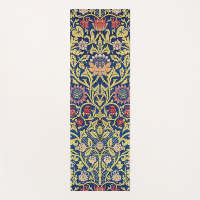 Tapis De Yoga Violette et Colombine, William Morris (Devant)