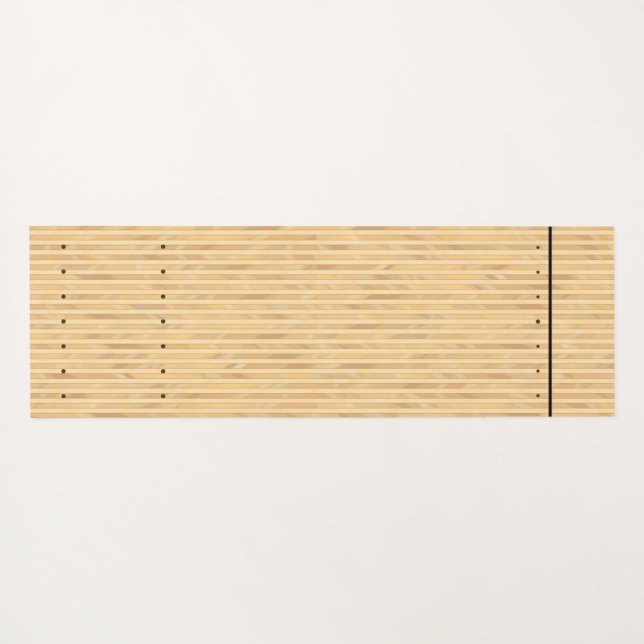 Tapis De Yoga Voie de Bowling/Zone d'approche (avant/arrière) Yo (Dos (Horizontal))