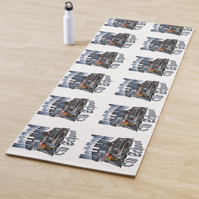 Tapis De Yoga Voiture de dessin (En situation)