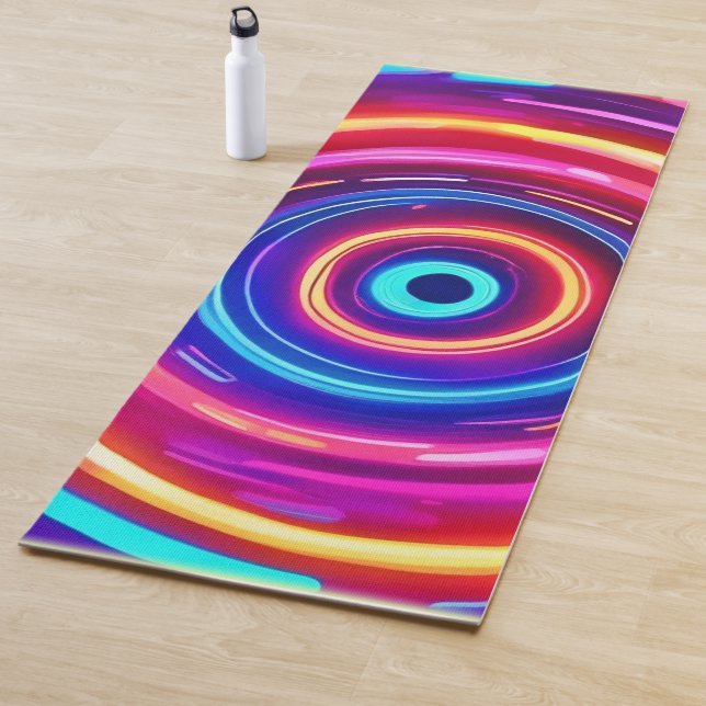 Tapis De Yoga Vortex lumineux (En situation)