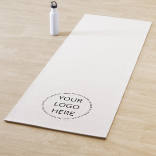 Tapis De Yoga Votre Modèle de logo arrondi