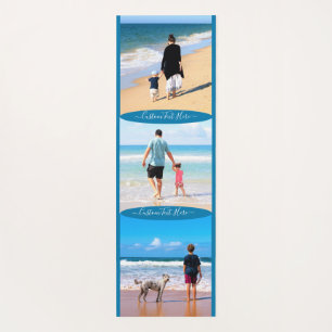 Tapis De Yoga Votre photo Collage Yoga Mat avec texte personnali