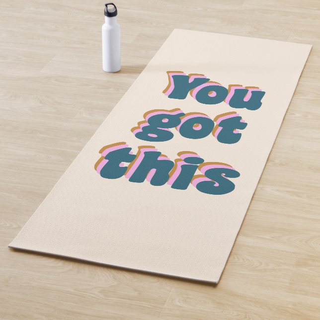 Tapis De Yoga Vous Avez Ce Citation Motivationnelle Encourageant (En situation)