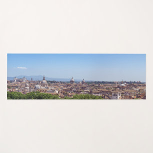 Tapis De Yoga Vue panoramique de Rome depuis le Castel Sant'Ange